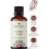 Monoville Jojoba Yağı 30 ml Soğuk Sıkım Saf ve Doğal (Jojoba Oil)