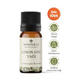Monoville Limon Otu Uçucu Yağı 10 ml Saf ve Doğal (Lemongrass Essential Oil)