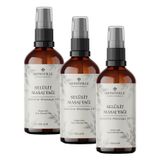Monoville Selülit Masaj Yağı 100 ml Cam Şişede%100 Doğal (Cellulite Massage Oil) (3 paketi)