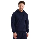Monox Erkek Kapşonlu 3 İplik Sweatshirt Lacivert S