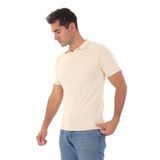 Monox Erkek Polo Yaka Spor Yazlık Triko Tişort Bej 2XL