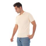 Monox Erkek Polo Yaka Spor Yazlık Triko Tişort Bej L