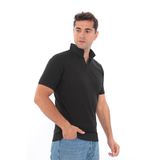 Monox Erkek Polo Yaka Spor Yazlık Triko Tişort Siyah L