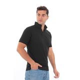 Monox Erkek Polo Yaka Spor Yazlık Triko Tişort Siyah M