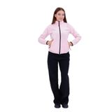 Monox Kadın Slim Fit Tam Fermuarlı Polar Ceket, Pembe, 2XL