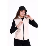 Monox Kadın Slim Fit Tam Fermuarlı Polar Yelek - 2XL - Bej
