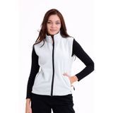 monox Kadın Slim Fit Tam Fermuarlı Polar Yelek