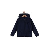Monox Lastik Manşetli Fermuarlı Kapüşonlu Çocuk Unisex Polar Ceket - 5 - 6 Yaş - Lacivert