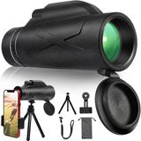 Monozone 80X100 Yüksek Çözünürlüklü Dürbün Ultra Zoom Tek Göz Monoküler Teleskop Telefon Tutucu Taşıma Çantalı Tripotlu