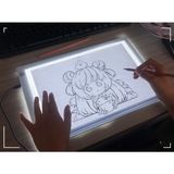 Monozone (A4) Çizim Kopyalama Animasyon Portre Dövme Grafik Çizim Tableti LED Işıklı(3 Seviye) - Beyaz