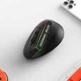 Monozone Ergonomik Kablosuz Mouse Rgb Işıklı Bluetooth Dikey Duruş Tasarımı Taşınabilir Sessiz Bt+2.4G Çift Modlu Ofis Oyun Evrensel Kullanım İçin