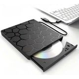 Monozone Harici CD DVD Yazıcı Okuyucu USB 3.0 + Type-C – 8’si 1 Arada Çoklayıcı Hub Sd/tf Kart Destekli - Siyah