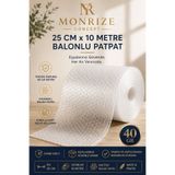 Monrize Concept 1. Kalite Balonlu Naylon Patpat 25x10 Metre Eşya Koruma Ambalaj Naylonu Pat Pat Kargo Paketleme 40 Gr