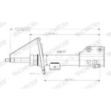 Monroe G8677 Amortisör Ön Sol Peugeot 2008 Ds3 Opel Mokka 9836654780