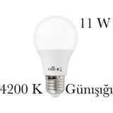 Mons 11 W Ampul Horoz Elektrik Günışığı 4200 K 1100 Lmn E27 Duy LED Ampül - 6 Adet