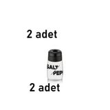 Mons 2 Adet Tuzluk&Biberlik Baharatlık Qlux 2 Adet Baharatlık Ev Ofis Lokanta C-00511