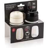 Mons 2 Li Tuzluk Biberlik Qlux C-00201 Cam Tuzluk Biberlik Baharatlık Seti 100 ml 3 Ayarlı Kapak Bpa Içermez - 3 Paket