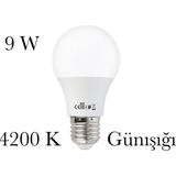 Mons Horoz 9 W LED Ampul E-27 LED Ampül 4200 K Günışığı Tasarruflu - 4 Adet