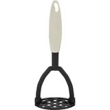 Mons Qlux Patates Ezici Yanmaz Yapışmaz Çizmez Bpa Içermez Patates Domates Menemen Ezici L-00384 - Beyaz - Gri - 1 Adet