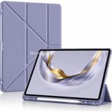 Monsgeek Honor Pad X8B / X8A 11INÇ Uyumlu Kapaklı Standlı Kalem Bölmeli Darbelere Dayanıklı Tablet Kılıfı - Lavender