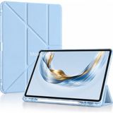 Monsgeek Honor Pad X8B / X8A 11INÇ Uyumlu Kapaklı Standlı Kalem Bölmeli Darbelere Dayanıklı Tablet Kılıfı - Mavi
