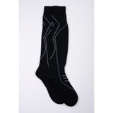MONSIEUR CHAUSSETTE Kayak Çorabı- Thermotech teknolojili - Merino Yünü içerir -Siyah