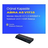 Monster Abra A5 V17.1.5 NH50BAT-4 Notebook 14.6 V 41Wh Batarya – Orjinal Uyumlu, Yüksek Performanslı