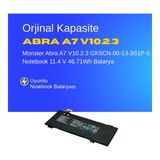 Monster Abra A7 V10.2.3 GK5CN-00-13-3S1P-0 Notebook 11.4 V 46.71Wh Batarya – Orjinal Uyumlu, Yüksek Performanslı