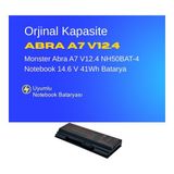 Monster Abra A7 V12.4 NH50BAT-4 Notebook 14.6 V 41Wh Batarya – Orjinal Uyumlu, Yüksek Performanslı