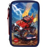Monster Cars Üçlü Kalem Kutusu Monster Truck