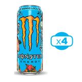Monster Energy Enerji İçeceği Mango Loco 500 Ml 4 Lü