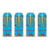 Monster Energy Mango Loco Enerji İçeceği, 500 ml, 4'lü Paket