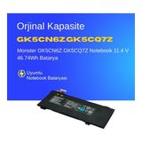 Monster GK5CN6Z.GK5CQ7Z Notebook 11.4 V 46.74Wh Batarya – Orjinal Uyumlu, Yüksek Performanslı - 0