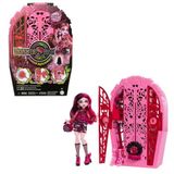 MONSTER HIGH GİZEMLİ ARKADAŞLAR™ DRACULAURA Bebek Monster High Gizemli Arkadaşlar Gizemli Bahçe oyun seti, Draculaura bebek, 19'dan fazla sürpriz HYT72