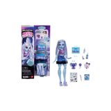 MONSTER HIGH ® GÜZELLİK SIRLARI™ ABBEY BOMINABLE™ Bebek ve 13 gerçekçi aksesuar JHK44