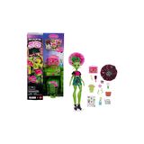 MONSTER HIGH ® GÜZELLİK SIRLARI™ VENUS MCFLYTRAP™ Bebek ve 13 gerçekçi aksesuar JHK45