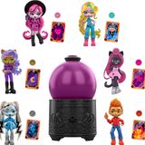 Monster High İksirleri Kristal Küre mini bebekler, su değişimli 8 cm'lik sürpriz karakter figürleri, tılsım ve tarot kartı (Karakterler çeşitlilik gösterebilir), JCX99