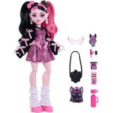 Monster High Pembe Kurdeleli Draculaura Ana Karakter Bebek 29 cm Tekil Ürün Eğlenceli Aksesuarlar JHK29