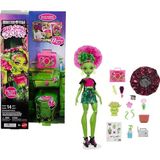 Monster High Saç Bakım Ürünleri, Bone Ve Bitki Dahil 13 Gerçekçi Sürpriz İçeren Monster High Güzellik Sırları Venus Mcflytrap Bebek Ve Aksesuar Seti, Jhk45 | 13 Gerçekçi Sürpriz, Saç Bakım Ürünleri, B