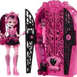 Monster High Skulltimate Secrets Bebek ve Aksesuar Seti, Canavar Gizemleri Draculaura Giydirme Dolabı ve Bebek Kıyafetleri dahil 19+ Sürpriz