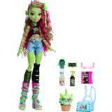 MONSTER HIGH™ VENUS MCFLYTRAP™ Bebek Evcil hayvanı Chewlian ve aksesuarlarıyla Monster High Venus McFlytrap bebek HRP81