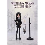 Monster High Wednesday Addams Özel Seri Bebek Thing Figürü Ve Tematik Çantalı Aksesuarlı Bebek