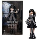 Monster High Wednesday Okul Üniformalı Bebek Siyah Çizgili Desenli Aksesuar +1 Yaş Erkekler İçin