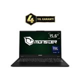Monster Huma H5 V5.1.2 Ultra 7 125H 32 GB RAM 1 TB SSD FreeDOS 15.6 inç Laptop