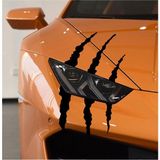 Monster Pençe Sticker 30*12 cm - belirtilmemiş - Beyaz