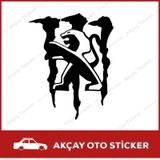 Monster Pençe Sticker Peugeot Pençe Sticker Peugeot Sticker