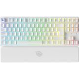 Monster Pusat Rapid Pro Beyaz RGB Red Switch Kablolu Mekanik Gaming Klavye