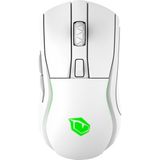 Monster Pusat Reflex Pro Beyaz RGB Şarjlı Optik Kablosuz Oyuncu Mouse
