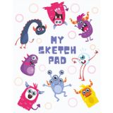 Monster Sketch Pad: Cute & Colorful Monsters Sketchbook | Fun Drawing Notebook for Creative Boys, Girls, Kids, Toddlers, Preschool | 8.5x11 Art ... Create, Draw, Imagine, Color, Write, Design