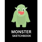 Monster Sketchbook: A monster size sketchbook for kids. a massive 500 pages, 8.5 X 11 inches. Plain whites paper.